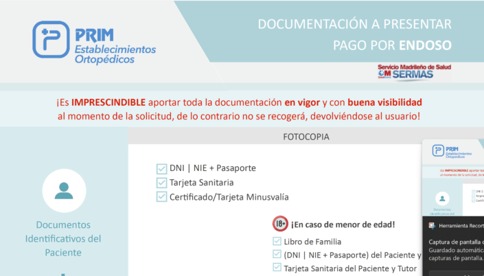 DOCUMENTACIÓN A PRESENTAR PAGO POR ENDOSO